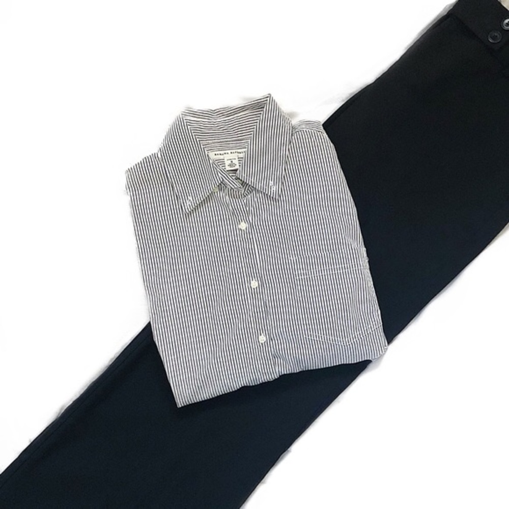 Banana Republic Striped Button Down Top